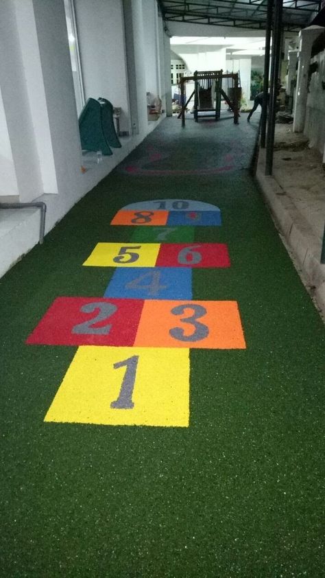 Playground Mats Outdoor, Rubber Playground Flooring, Rubber Tiles Playground, Playground Surface, Rubber Playground, Starting A Daycare, Playground Flooring, Safe Playground, Fancy Friday