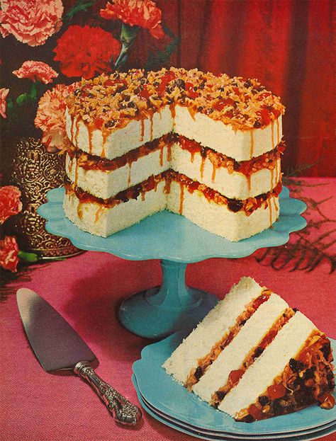 What Is Alabama's Lane Cake, And Why Is It Famous? Fluffy White Frosting, Lane Cake, Southern Living Recipes, Dried Peaches, Cake Show, Peach Schnapps, Layer Cakes, Food Articles, 100 Years Ago