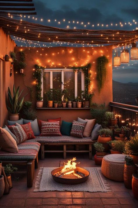 Apartment Patios, Bohemian Balcony, Small Patio Ideas Townhouse, Contemporary Kitchen Design Ideas, Patio Ideas Townhouse, Balcony Inspiration, Balkon Decor, Balcony Design Ideas, Latest Living Room Designs