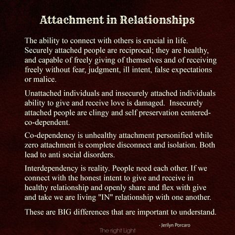 Attachment Vs Connection, Enmeshment Relationships, Attachment Vs Love, Unhealthy Attachment, Healthy Vs Unhealthy Relationships, Ideal Relationship, Quotes Women, Eye Makeup Pictures, Unhealthy Relationships