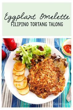 The Filipino eggplant omelette (tortang talong) brings together the smokey, sweet taste of grilled eggplant & the homey flavour of meaty omelette. Filipino Eggplant Recipe, Filo Recipes, Filipino Eggplant, Eggplant Omelette, Keto Cravings, Tortang Talong, Philippine Food, Hawaiian Foods, Filipino Breakfast