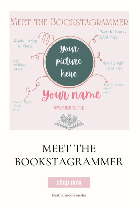 Introduce yourself and your bookish brand on BookTok with confidence and style using our BookTok Introduction Template! This digital product is designed to help you create a captivating introduction for your bookish content that will grab your followers' attention. #BookTok #Bookish #BookBlogger #Bookstagram #BookTube #InstagramTemplate #SocialMediaTemplate #DigitalDownload #InstantDownload #CanvaTemplate #Customizable #Branding #Introduction #StoryTemplate #Storytelling #InfluencerMarketing Bookstagram Introduction Post, Book Introduction, Self Introduction Template, Writing A Book Review, Book Instagram, Bookstagram Inspiration, The Book Club, Book Blogger, Reading Journal