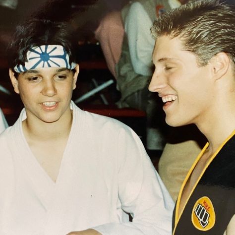 839 Likes, 45 Comments - Sean Kanan (@sean.kanan) on Instagram: “In between takes at the All Valley with @ralph_macchio Great times! #throwbackthursday #tbt❤️…” Sean Kanan, Karate Kid 3, Karate Kid Movie, William Zabka, Cobra Kai Dojo, Karate Kid Cobra Kai, Kid Cobra, Character Inspiration Male, Ralph Macchio