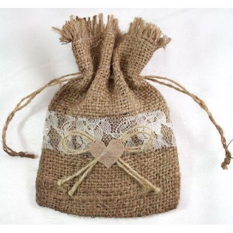 Burlap Favor Bags, Lace Bag, Barn Wedding Decorations, Burlap And Lace, Burlap Bags, Rustic Wedding Favors, Burlap Lace, Drawstring Bags, Simple Gifts