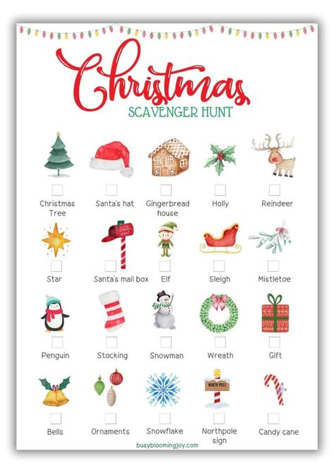 7 Free Christmas Light Scavenger Hunt Printable PDFs for Kids Christmas Lights Scavenger Hunt For Kids, 5 Things For Christmas For Kids, Free Christmas Scavenger Hunt Printable, Christmas Light Scavenger Hunt Printable, Christmas Kids Activities Printable, Christmas Scavenger Hunt Ideas For Teens, Christmas Party Scavenger Hunt, Christmas Scavenger Hunt For Adults, Winter Scavenger Hunt For Kids