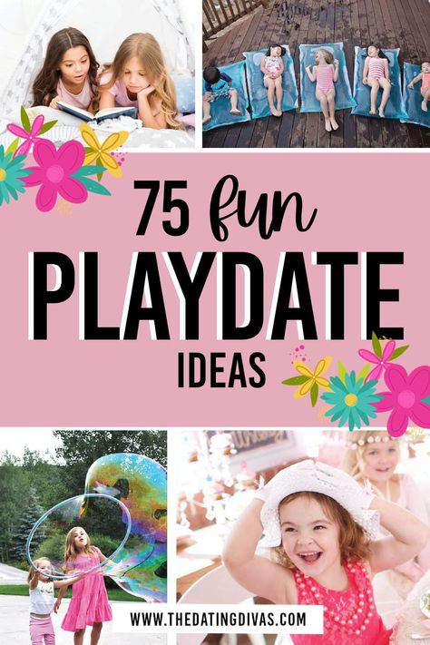 Tons of fun playdate ideas for kids for summer Fun Things To Do At A Play Date, Fun Things To Do On A Playdate, Play Date Ideas For Girls Activities, Girls Play Date Ideas, Fun Playdate Ideas, Play Date Ideas, Playdate Activities, 6th Grade Girls, Playdate Ideas