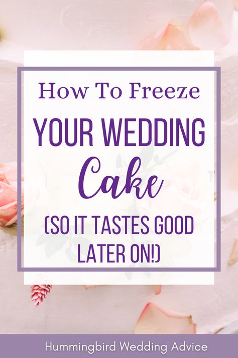 Many couples want to freeze their wedding cake after their weddings so they enjoy their dessert leftovers months after their wedding. If you want to freeze your wedding cake the right way, this post lays out the steps to freeze your cake for you. It also goes into the types of wedding cakes that will freeze well, risks you take when you freeze your wedding cake, and the types of wedding cakes that do not freeze well. // wedding cakes // wedding leftovers // bride // groom // traditions // weddin How To Preserve Wedding Cake Top, How To Preserve Wedding Cake, How To Freeze Your Wedding Cake, Freezing Wedding Cake, Freeze Wedding Cake, Freeze Wedding Cake Top, How To Freeze Wedding Cake Top, How To Freeze Wedding Cake, Best Wedding Cake Frosting