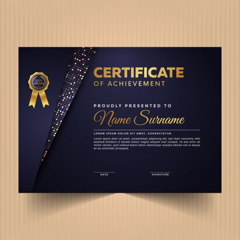 Certificate of appreciation design templ... | Premium Vector #Freepik #vector Certificate Of Appreciation Design, Certificate Design Inspiration, Certificate Designs, Appreciation Design, Elegant Flyer, Graphic Design Portfolio Layout, Certificate Background, Certificate Design Template, Picture Editing Apps