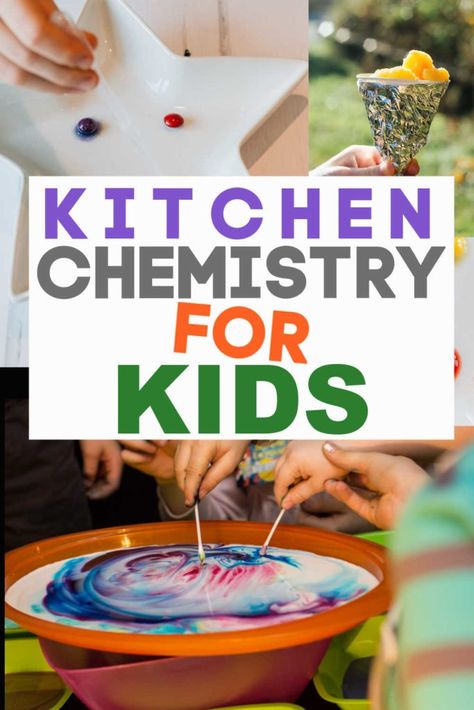 Make your own slushies, learn about emulsions with milk and dish soap, make ice cream from milk and lots more kitchen chemistry for kids! Cream From Milk, Kids Science Fair Projects, Chemistry Experiments For Kids, Candy Experiments, Kitchen Chemistry, Chemistry For Kids, Human Body Science, Food Chemistry, Kitchen Science