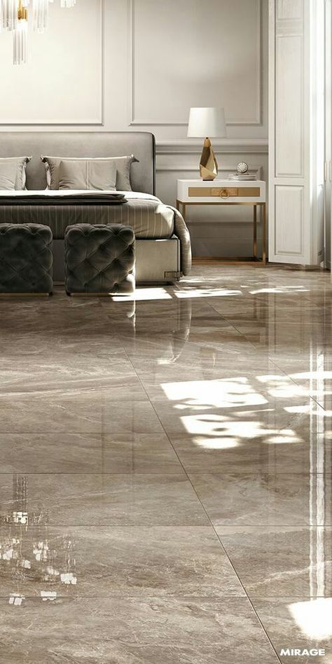 Bedroom Floor Tiles, Room Tiles Design, Bedroom Tile, Tile Bedroom, Floor Tiles Design, Tiles Living Room, Marble Flooring Design, Tile Floor Living Room, Floor Designs