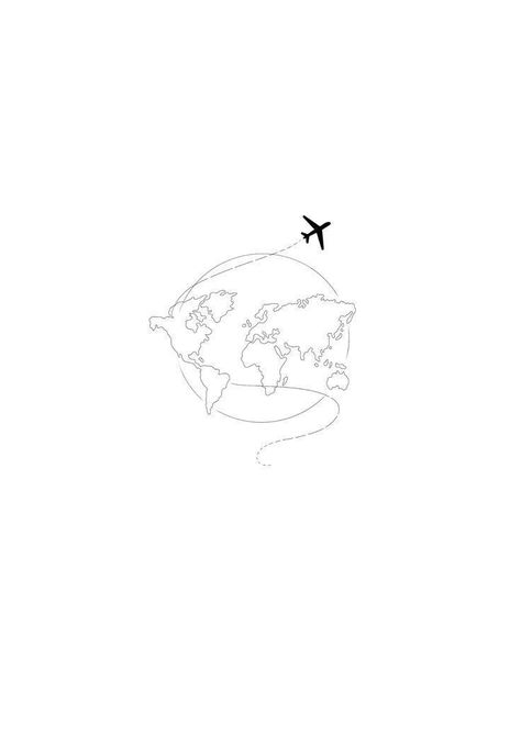 심플한 그림, Zestaw Ikon, Map Tattoos, Cat Tattoos, Tiny Tattoo, Travel Wallpaper, Tattoo Work, Iphone Background Wallpaper, Sleeve Tattoo