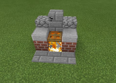 Minecraft Grill, Furniture Minecraft, Minecraft Accessories, Cool Things To Build, Outside Grill, Grill Ideas, Minecraft Interior, Minecraft Interior Design, Outside Furniture