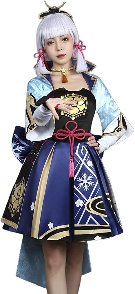 Amazon.com: NSPSTT Ayaka Cosplay Outfit Ayaka Costume Cosplay Women Halloween Costume Traditional Chinese Clothing for Women : Clothing, Shoes & Jewelry Amber Cosplay, Ayaka Cosplay, Cosplay Genshin, Kamisato Ayaka, Genshin Impact Cosplay, Thick Tights, Costume For Women, Outfit Halloween, Epic Cosplay