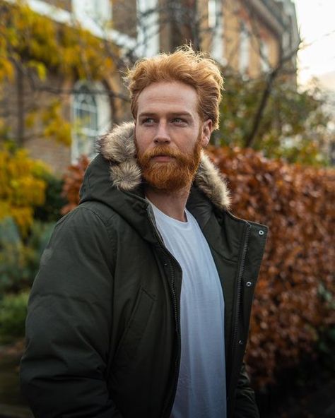 Rainy London, Red Beard, Ginger Beard, Ginger Men, Sports Romance, G Adventures, Pompadour, Aesthetic Images, Ginger Hair