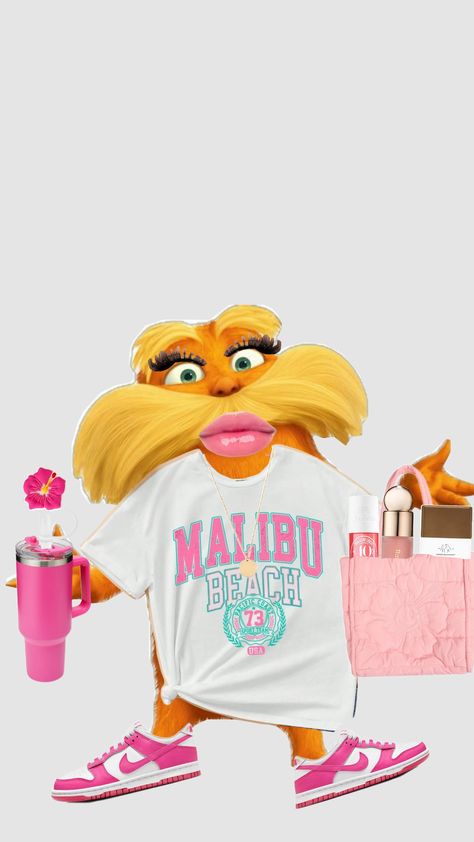 preppy Lorax! Preppy Lorax Picture, Preppy Lorax Video, The Lorax Aesthetic, Lorax Preppy, Preppy Shrek, Preppy Characters, Preppy People, Preppy Inspiration, Preppy Stuff