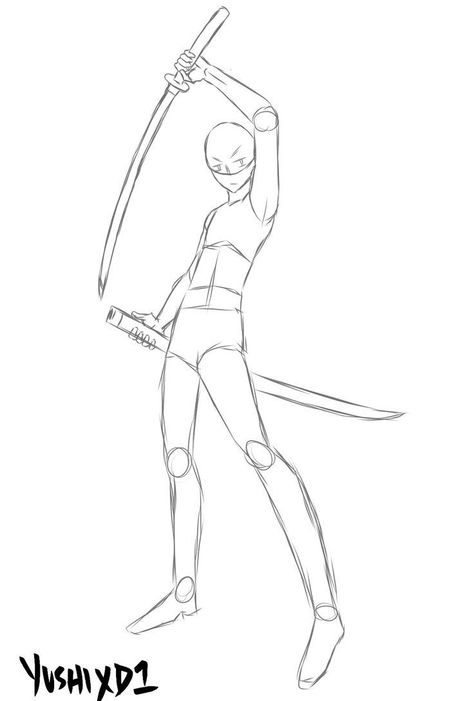 Pose Drawing Reference, A Drawing, Pose Reference, Drawing Reference, Sketch, Anime