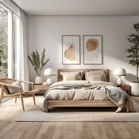 Nordic Bedroom Scandinavian, Guess Room, Bedroom Nordic, Bedroom Scandinavian, Scandinavian Design Bedroom, Scandinavian Home Decor, Bedroom Ambiance, Scandinavian Bedroom, Ikea Furniture