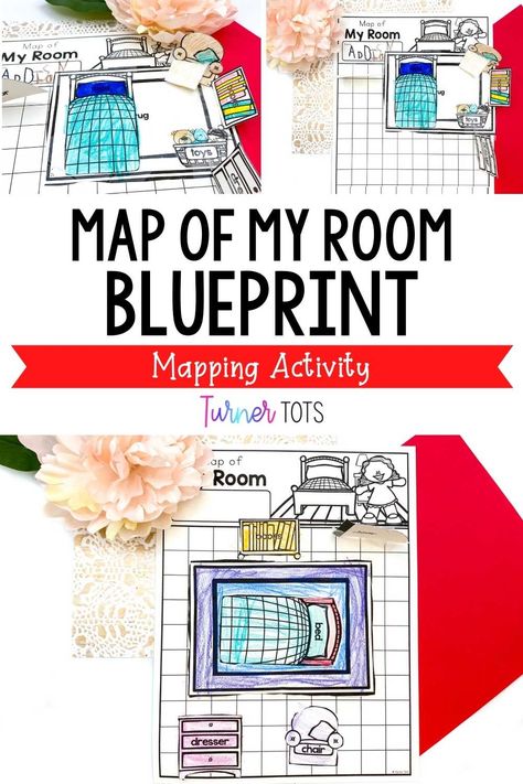 Creating a room blueprint is a fun activity for your all about me theme. Let your preschoolers create a map to show off their bedroom with this all about me preschool activity. Print off the grids and let your little ones color their furniture. Once it’s colored to perfection, they can add the furniture to the grid to mirror the layout of their room. Click to get this preschool map activity! All About Me Fine Motor, Room Blueprint, All About Me Theme, Me Preschool Theme, All About Me Preschool, All About Me Activities, About Me Activities, Map Activities, Dramatic Play Centers