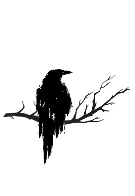 Crow On A Branch Tattoo, Crow Tattoo Minimal, Crow Tattoo Minimalist, Mens Small Tattoo Ideas Unique, Crow Drawing Simple, Raven Drawing Sketch, Simple Crow Tattoo, Black Arrow Tattoo, Small Crow Tattoo