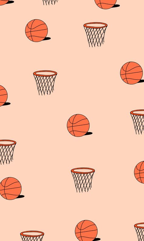 Basketball Asthetic Picture Wallpaper, Basketball Pattern Design, Sporty Background, Wallpaper Seamless Texture, Pirate Ship Drawing, Background Basketball, Basketball Artwork, Basketball Pattern, Basketball Background