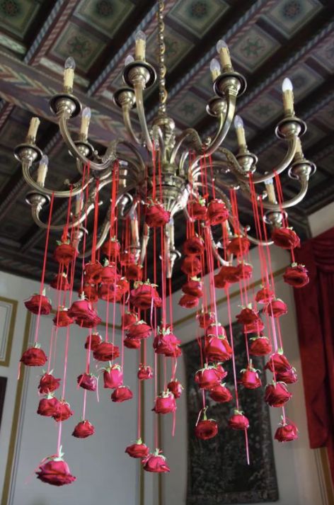 Marsala Wedding, Floral Chandelier, Hanging Flowers, Valentine Wedding, Deco Floral, Wedding Arrangements, Valentines Day Weddings, Valentines Party, Valentines Day Decorations