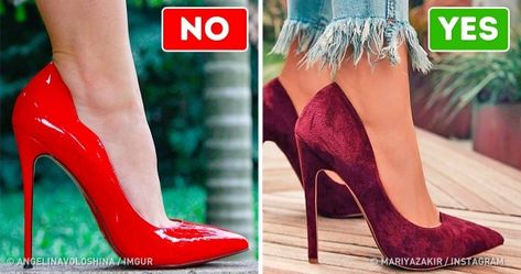 Red Heels Outfit, Sepatu Platform, Macan Tutul, Red Patent Leather Shoes, Pumps Outfit, Hak Tinggi, High Heels Outfit, Expensive Shoes, Heels Outfits