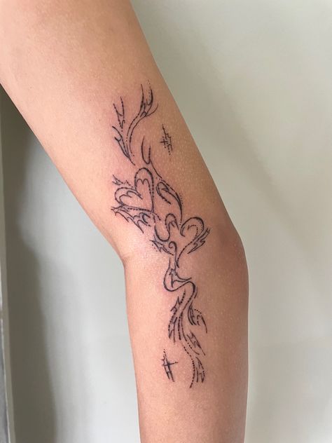 Heart Sigil Tattoo, Cybersigilism Heart Tattoo, Heart Cybersigil Tattoo, Plaster Tattoo, Lower Stomach Tattoos, Tattoos Inspo, Sigil Tattoo, Fantasy Tattoos, Dope Tattoos For Women