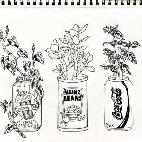 Plants In Pots Drawing, Plant Propagation Tattoo, Propagation Tattoo, Eclectic Tattoo, Plant Obsession, Melbourne Tattoo, Tattoo 2024, Patchwork Ideas, Tattoos Inspiration