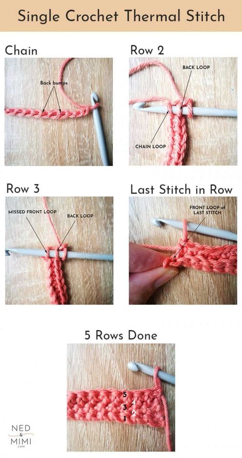 Crochet Thermal Stitch, Thermal Stitch, Crochet Potholder Patterns, Crochet Stitches Guide, Dishcloth Crochet Pattern, Beginner Crochet Tutorial, Easy Crochet Stitches, Crochet Tips, Beginner Crochet Projects