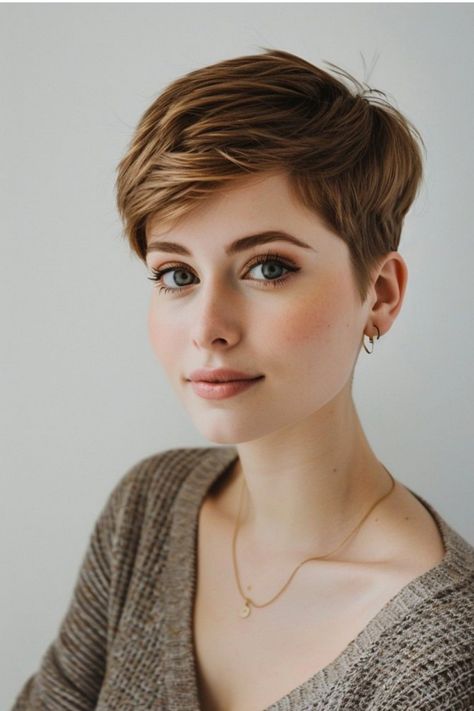 [object Object] Functional Hairstyles, Pixies Haircut, Tomboy Haircut, Shaved Pixie, Classic Pixie, Hair 360, Boy Cut, Short Haircut Styles, Amazing Hairstyles