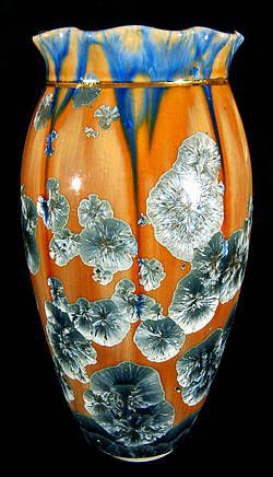 William Melstrom Crystal Glaze, Art Deco Vases, Surface Art, Sculptures Céramiques, Raku Pottery, Hand Thrown Pottery, Glaze Ceramics, Ceramic Vessel, Ceramic Vases