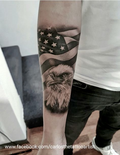 Forearm Flag Tattoo, Women Patriotic Tattoos, Bald Eagle American Flag Tattoo, Black And White Flag Tattoo, Female Patriotic Tattoos, Conservative Tattoos For Women, Small Patriotic Tattoos For Women, American Flag Leg Tattoo, American Pride Tattoo