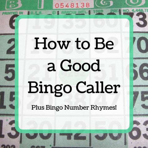 I spent a good few years as a professional bingo caller in the UK, during which time I called thousands of bingo games and hundreds of thousands of bingo numbers. I share some helpful tips for any aspiring bingo caller. Bingo Party Decorations, Bingo Prize Ideas, Number Rhymes, Crazy Bingo, Camping Bingo, Funny Bingo, Bingo Caller, Bingo Books, Bingo Calls