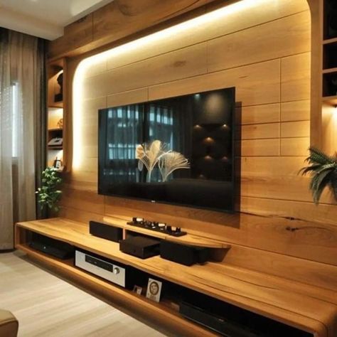 Tv Unit Design | Interior Design Ideas ✨️ . . . . . . #trendingpost #explorepage✨ #lightingdecor #explorepost #tvwalldesign #tvunit #interiors #livingroomdesign #trendingdesign #tvunitdesign #sethiglassplywood #homedecor #tvunitdesign #interiordecor #interiordesign #luxurylifestyle #tvcabinetdesign #adventuretravel #healthylifestyletips #makeupbyme #hairstyleideas #actorslifestyle Tv Unit With Storage, Shelves For Books, Tv Storage Unit, Tv Cabinet Design, Tv Wall Design, Tv Unit Design, Book Tv, Tv Unit, Interior Design Ideas