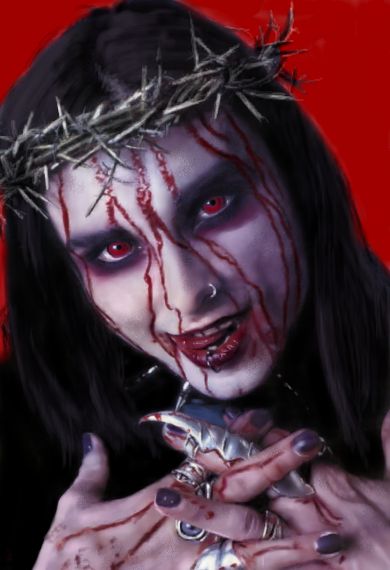 Dani Filth from Cradle Of filth (COF) Dani Filth, Children Of Bodom, Evil Tattoos, Hot Vampires, Cradle Of Filth, Extreme Metal, The Pretty Reckless, Famous Words, Beautiful Dark Art