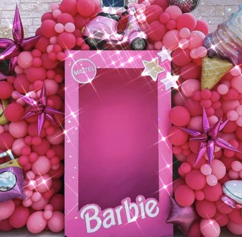 Barbie Elements, Barbie Party Decorations, Barbie Birthday Party, Trendy Hairstyle, Barbie Birthday, Barbie Party, Photography Backdrops, Bday Party, Trendy Hairstyles