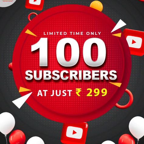 If you want boost your channel, you can get 100 subscribers for just ₹299 today. #krishnadigitalmedia #subscribe #youtubechannel #youtubepromotion #socialmedia #subscribers 100 Subscribers, Social Media Promotion, Digital Media, Promotion, The 100, Social Media, Media, On Instagram, Quick Saves