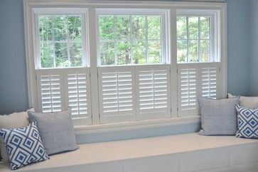 Window Shutters Indoor, Shutters Inside, Shutters Indoor, Cafe Shutters, Traditional Window Treatments, Cafe Style Shutters, Shutters Interior, Indoor Shutters, Cafe Window