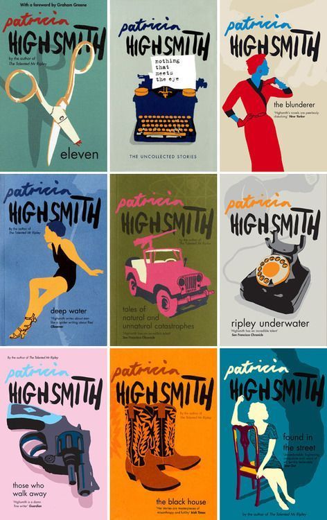 Book Jacket Design Cover Art, Nostalgic Poster, Book Series Design, Patricia Highsmith, Book Cover Art Design, Cover Design Inspiration, Book Cover Design Inspiration, Beautiful Book Covers, Poster Design Inspiration