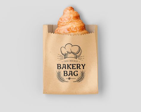 Bakery Bag Free Mockup Bakery Mockup, Bakery Packaging Design, Bakery Bags, Free Logo Mockup, Bakery Branding, Bakery Packaging, The Bakery, Bag Mockup, Packaging Designs