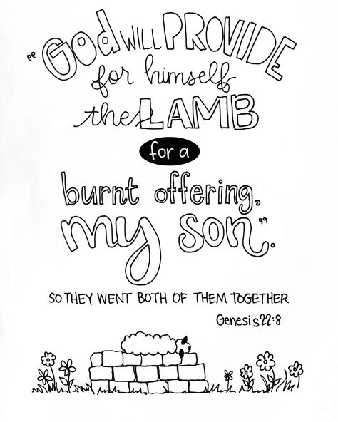 This free coloring page and acitity sheet is for the kid's devotion on the podcast Donuts and Devos. We learn about the Bible story of Abraham and Isaac, and how God provides the sacrifice for Isaac. Abraham And Isaac Coloring Page, Abraham Isaac Sacrifice, Sacrifice Of Isaac Craft, Abraham And Isaac Lesson, Abraham Sacrifices Isaac Craft, Abraham And Isaac Activity, Abraham And Isaac Craft, Abraham Sacrifices Isaac, The Sacrifice Of Isaac