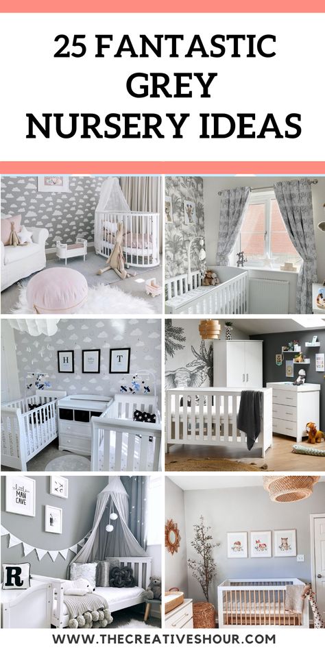 Accents Gray And White Nursery Gender Neutral, Gray Walls Nursery, Grey Nursery Girl, Gray Nursery Furniture, Grey Nursery Ideas, Gray Baby Nursery, Grey Nursery Furniture, Gray Nursery Girl, Grey Nursery Boy