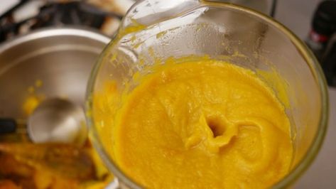 Blue Hubbard Squash Purée | Twice Cooked - Cooking, Eating, Politics Blue Hubbard Squash, Hubbard Squash, Pumpkin Puree Recipes, Butternut Squash Puree, Pumpkin Custard, Cooking Pumpkin, Homemade Pumpkin Puree, Pureed Food Recipes, Homemade Pumpkin