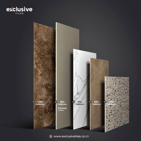 Timeless designs discovering the path ofbeauty & elegance, leading to immortal space & intensity. +916354919990/+916352694291 export@exclusivetiles.co.in www.exclusivetiles.co.in #slabs #bigtiles #marble #porcelain #porcelanato #morbi #manufacturing #1200x2400mm #800x2400mm #900x1800mm #800x1600mm #1200x1200mm Granite Tile, Dark Blood, Material Textures, Floor And Wall Tile, Graphic Design Posters, Timeless Design, Poster Design, Marble, Design Inspiration