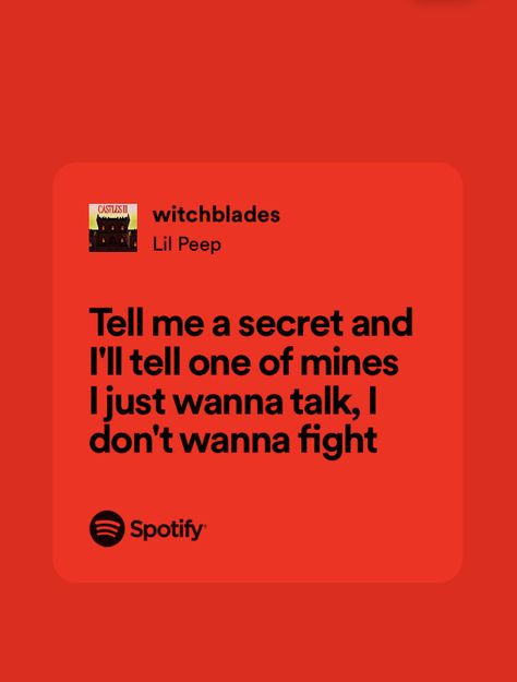 #lilpeep #witchblades #lyrics Peep Lyrics, Listen Linda, Song Qoutes, Real Lyrics, Lil Peep Lyrics, Songs That Describe Me, Relatable Lyrics, Mashup Music, Meaningful Lyrics