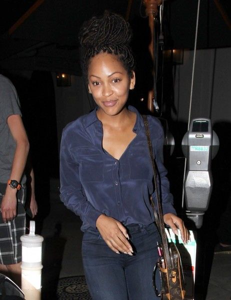 High Bun Hairstyle, Megan Good, Goddess Faux Locs, Transitioning Hair, College Hairstyles, Hairstyle Videos, High Bun Hairstyles, Meagan Good, High Bun