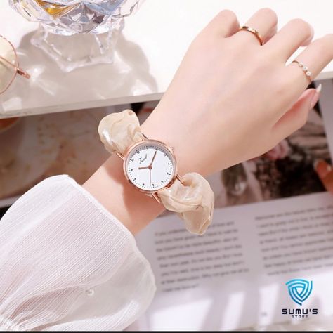 Korean scrunchie watch for girls Available on daraz Link in highlights (watches) #ladieswatch #watch #watches #ladieswatches #watchesofinstagram #wristwatch #timepiece #watchoftheday #jamtangan #menswatch #babyg #fashionwatch #jewellery #fashion #onlineshopping #watchaddict #watchlover #menswatches #ladies #watchcollector #womenswatch #womenwatch #menwatch #stylefiesta #fossil #ladiesfashion #jewelry #gucci #womenwatches #luxurywatch Scrunchie Watch, Watch Lover, Girls Watches, Men's Beauty, Quartz Watch, Fashion Watches, Scrunchies, Fossil, Womens Watches