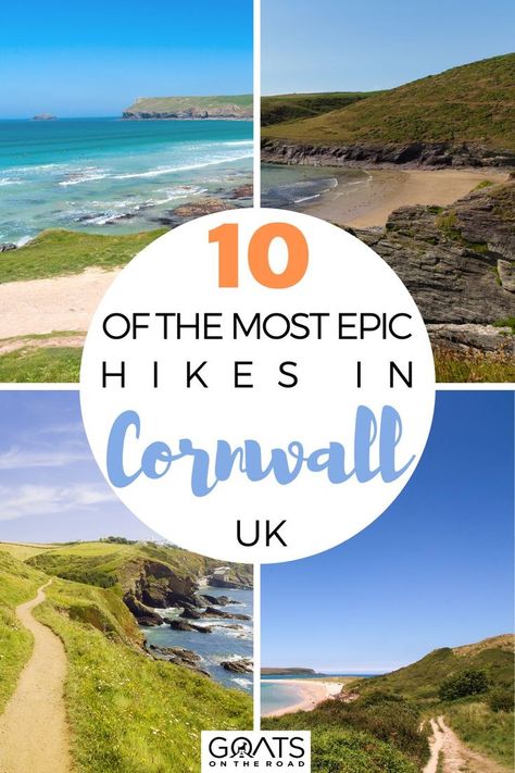 10 of the Most Epic Hikes in Cornwall, UK Uk Bucket List, Things To Do In Cornwall, Cornwall Coast, St Michael's Mount, Cornish Coast, South West Coast Path, West Cornwall, Cornwall England, Best Hikes