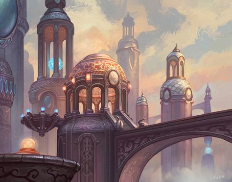 Blur Studios, Fantasy Background, Fantasy City, Fantasy Images, Fantasy Castle, Fantasy Setting, Fantasy Places, Futuristic City, Fantasy Art Landscapes