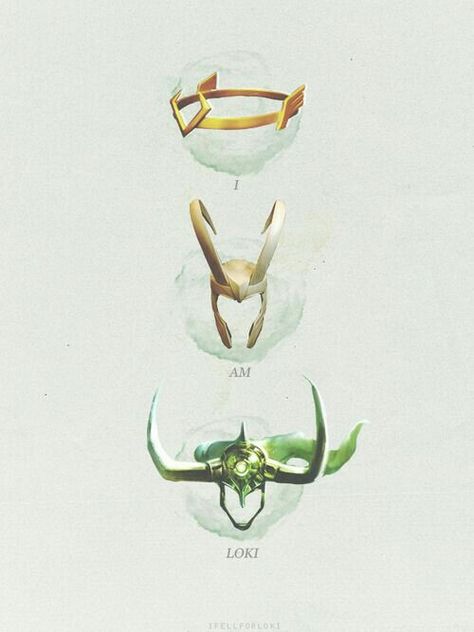 All the Loki crowns~ Mistletoe Drawing, Loki Tattoo, Loki Poster, Loki And Sigyn, Loki Helmet, Helmet Drawing, Loki Costume, Loki Wallpaper, Loki Cosplay